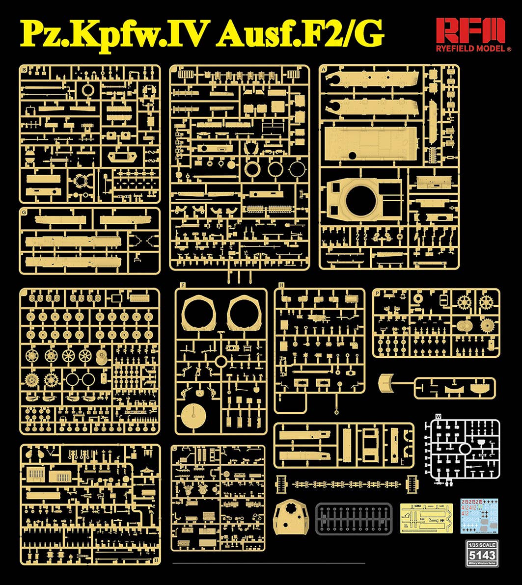 RFM: 1/35 Panzerkampfwagen IV Ausf. F2/G