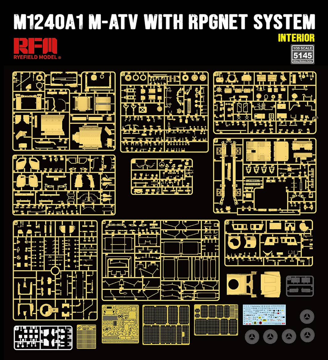 RFM: 1/35 U.S MRAP All Terrain Vehicle M1240A1 M-ATV with RPGNET System