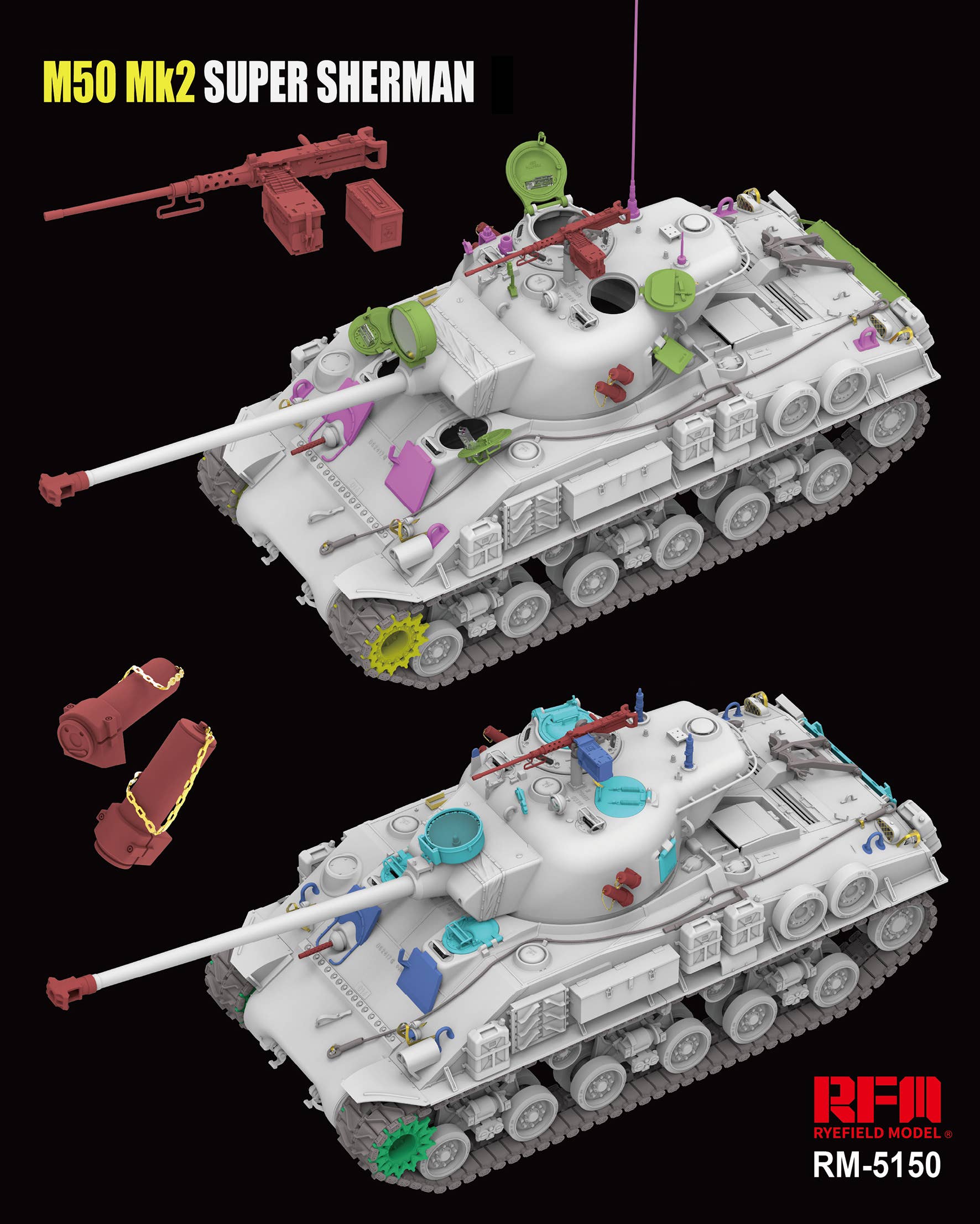 RFM: 1/35 M50 Mk2 SUPER SHERMAN