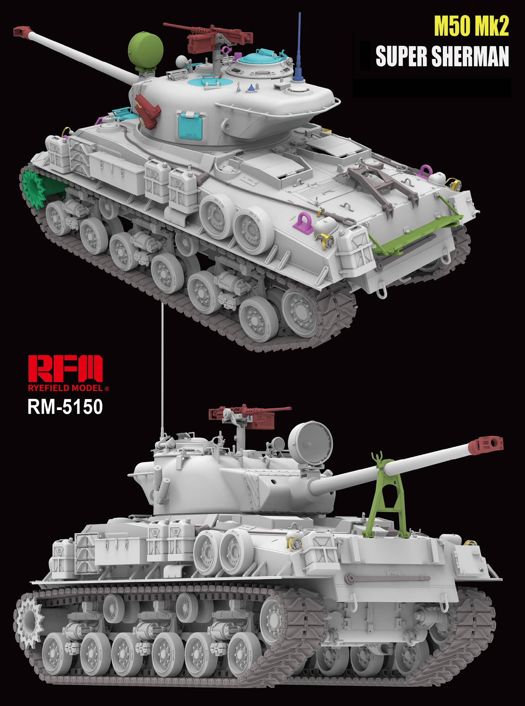 RFM: 1/35 M50 Mk2 SUPER SHERMAN