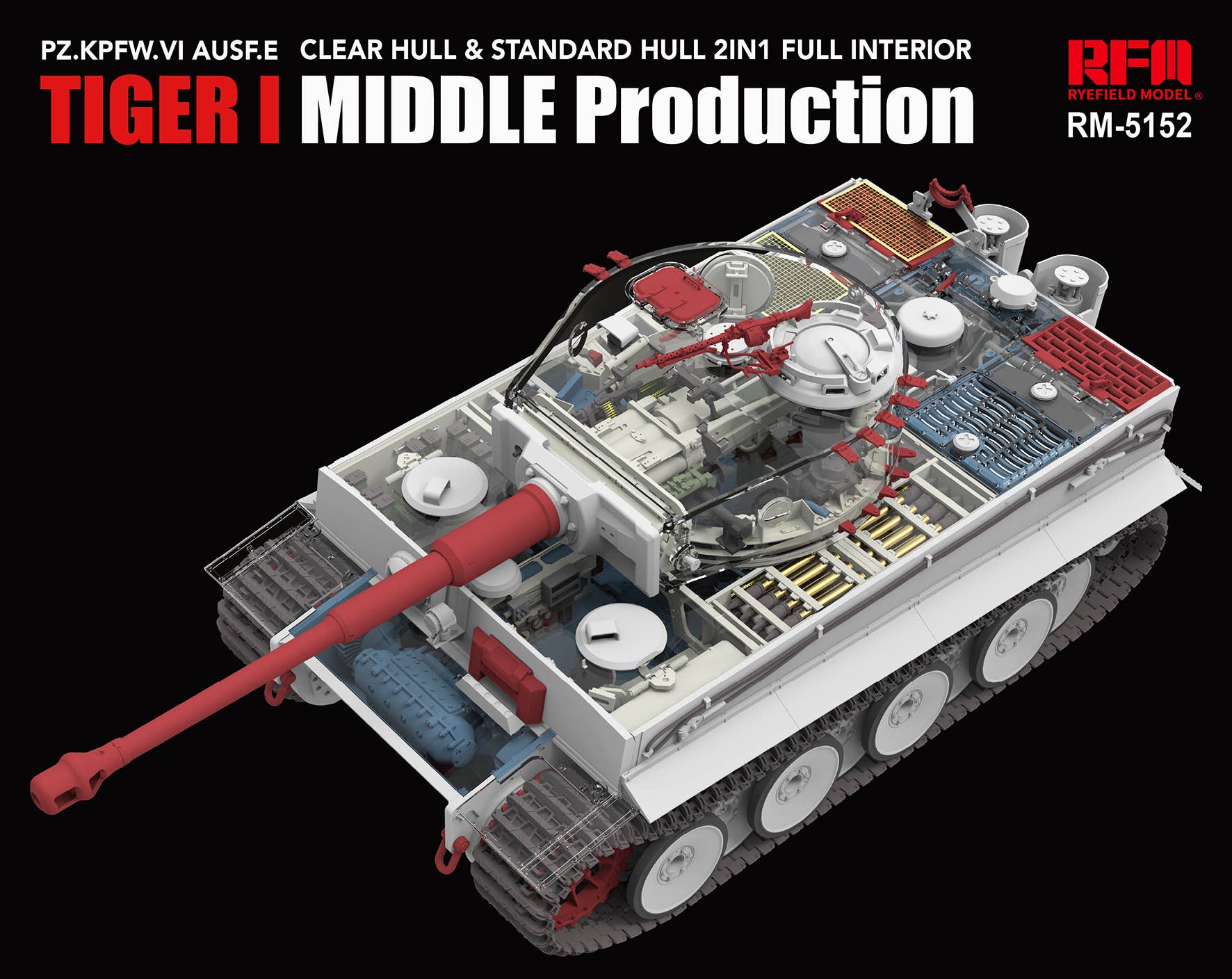 RFM: 1/35 Tiger I Mid-Production Transparent Turret