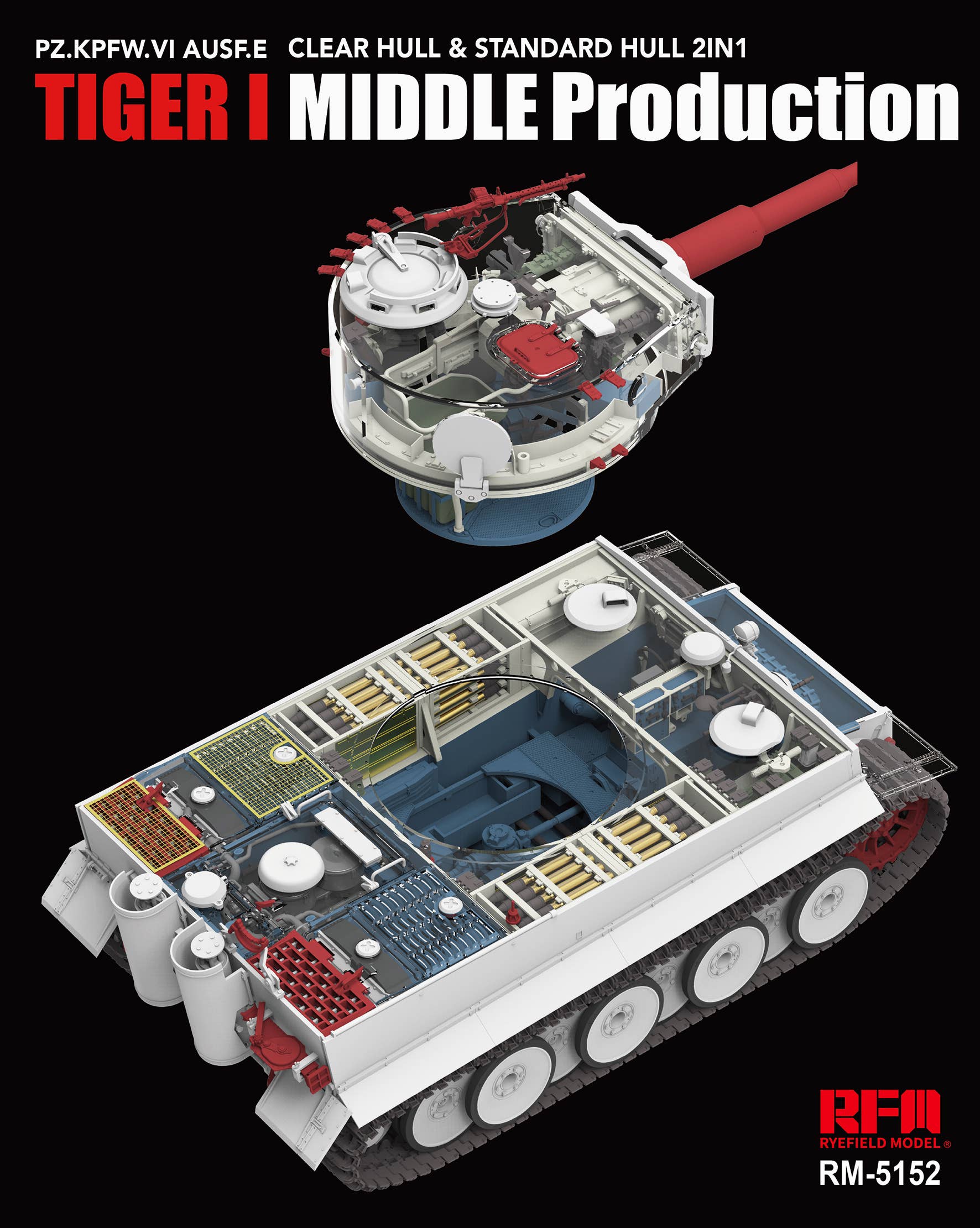 RFM: 1/35 Tiger I Mid-Production Transparent Turret