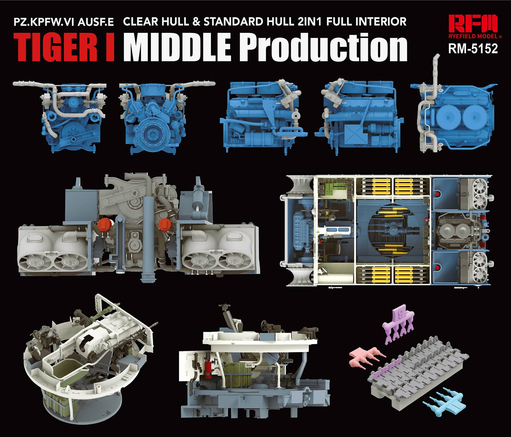 RFM: 1/35 Tiger I Mid-Production Transparent Turret