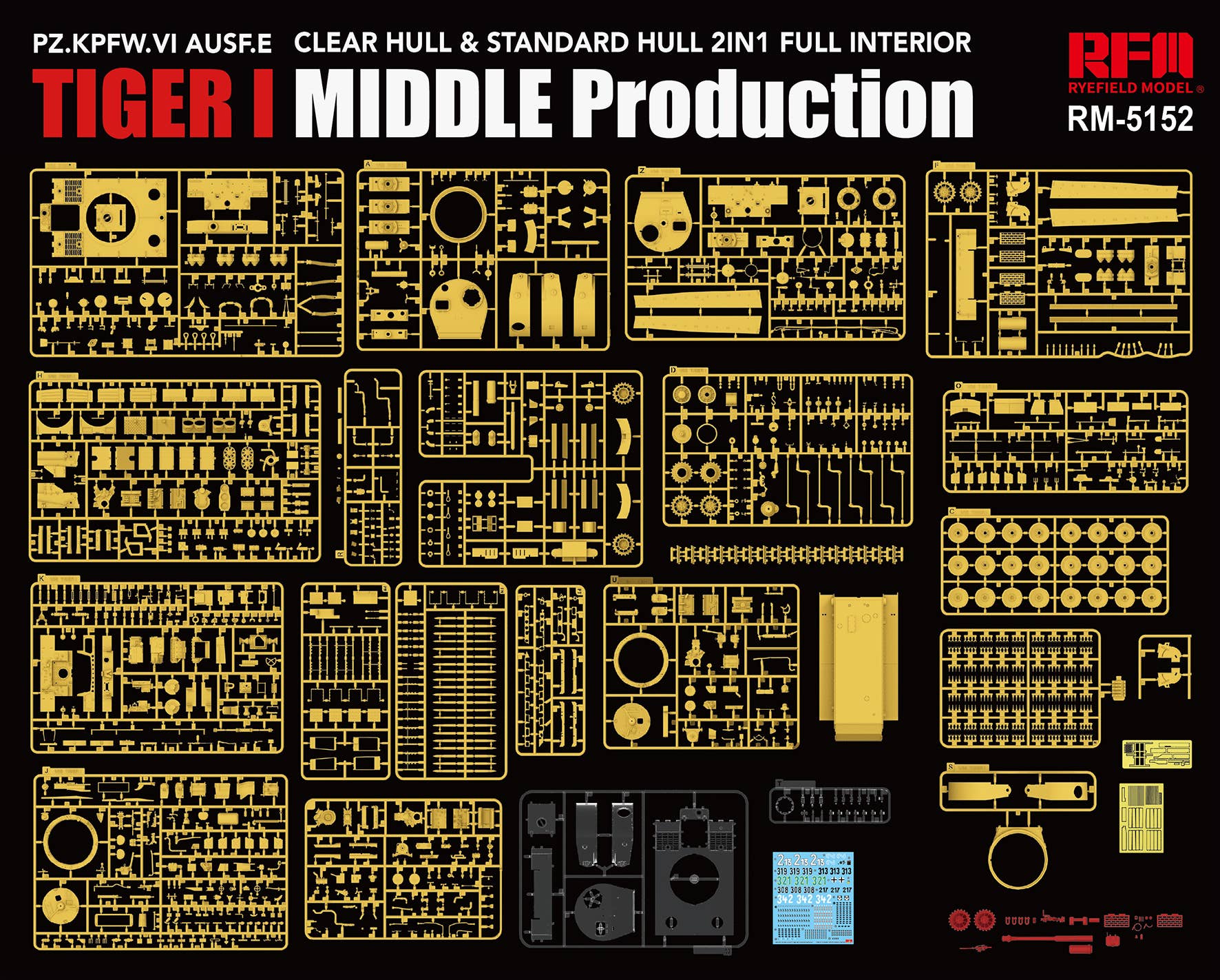 RFM: 1/35 Tiger I Mid-Production Transparent Turret