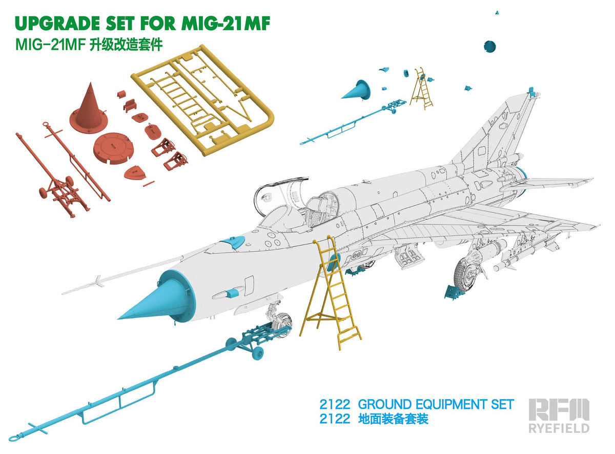 RFM: 1/48 MiG-21MF Ground Equipment Set 3D PRINTED