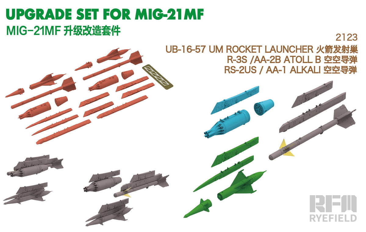 RFM: 1/48 MiG-21MF Weapon Set 3D PRINTED