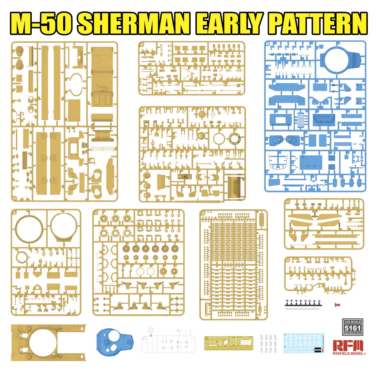 RFM: 1/35 M-50 Sherman Early Pattern