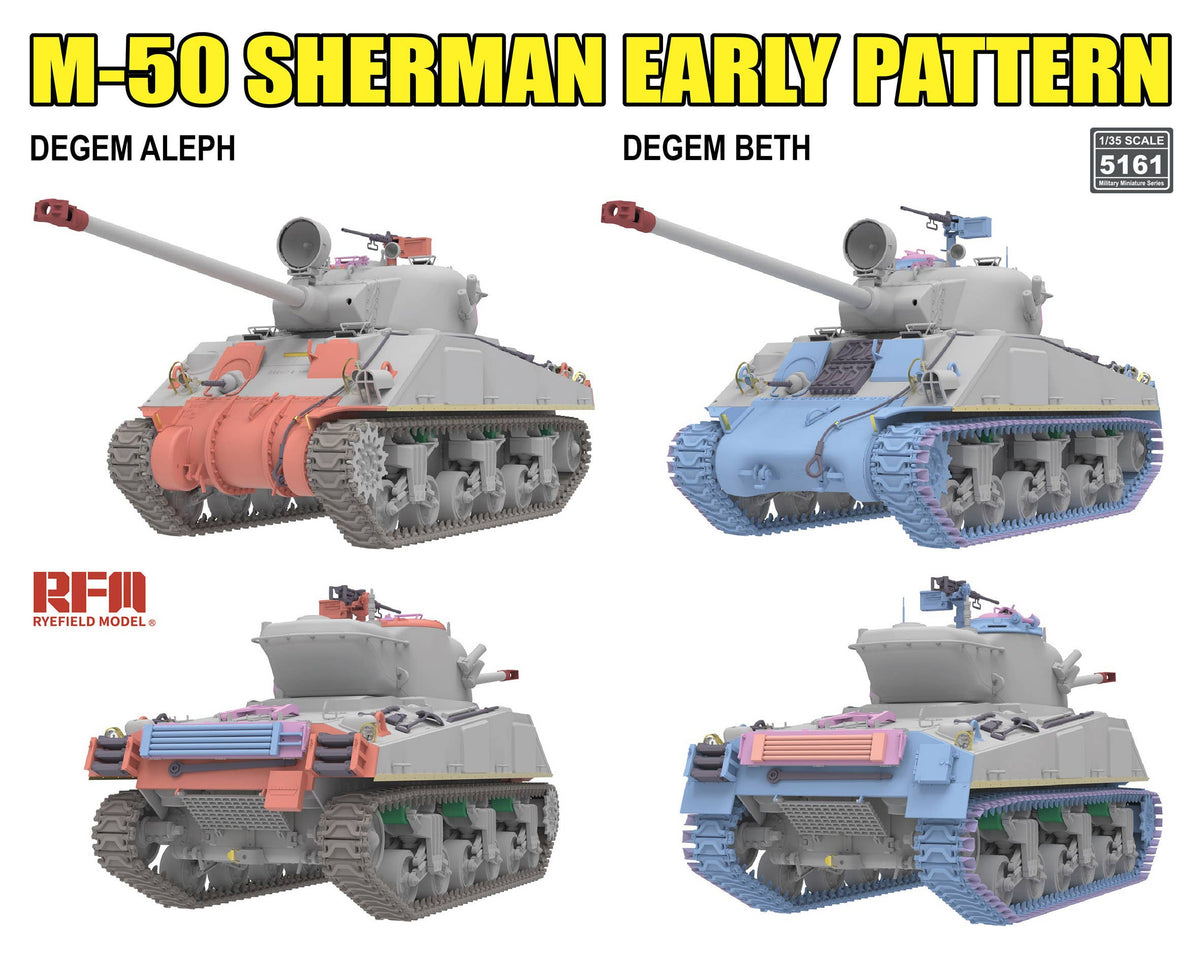 RFM: 1/35 M-50 Sherman Early Pattern