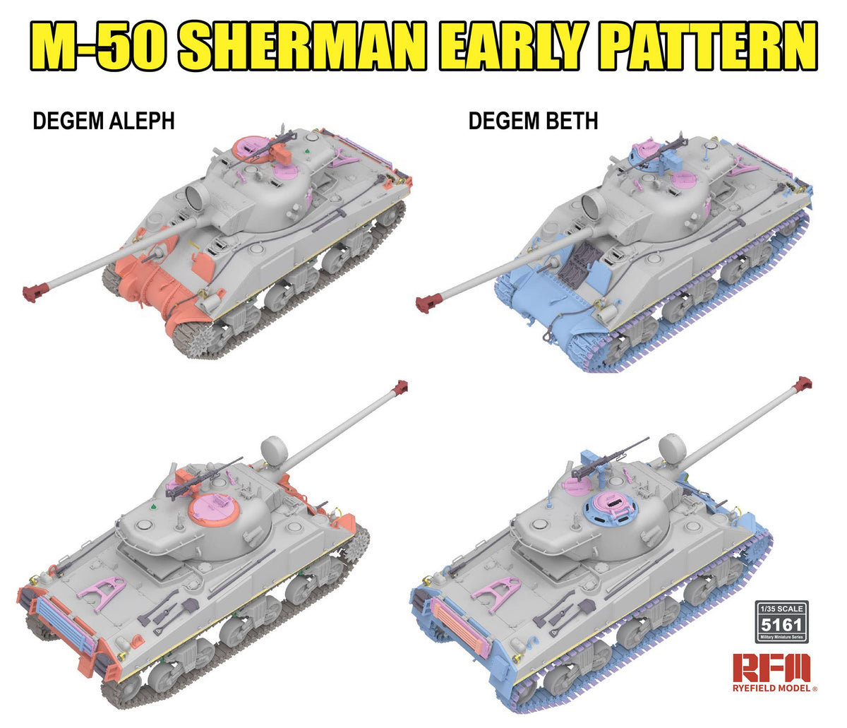 RFM: 1/35 M-50 Sherman Early Pattern
