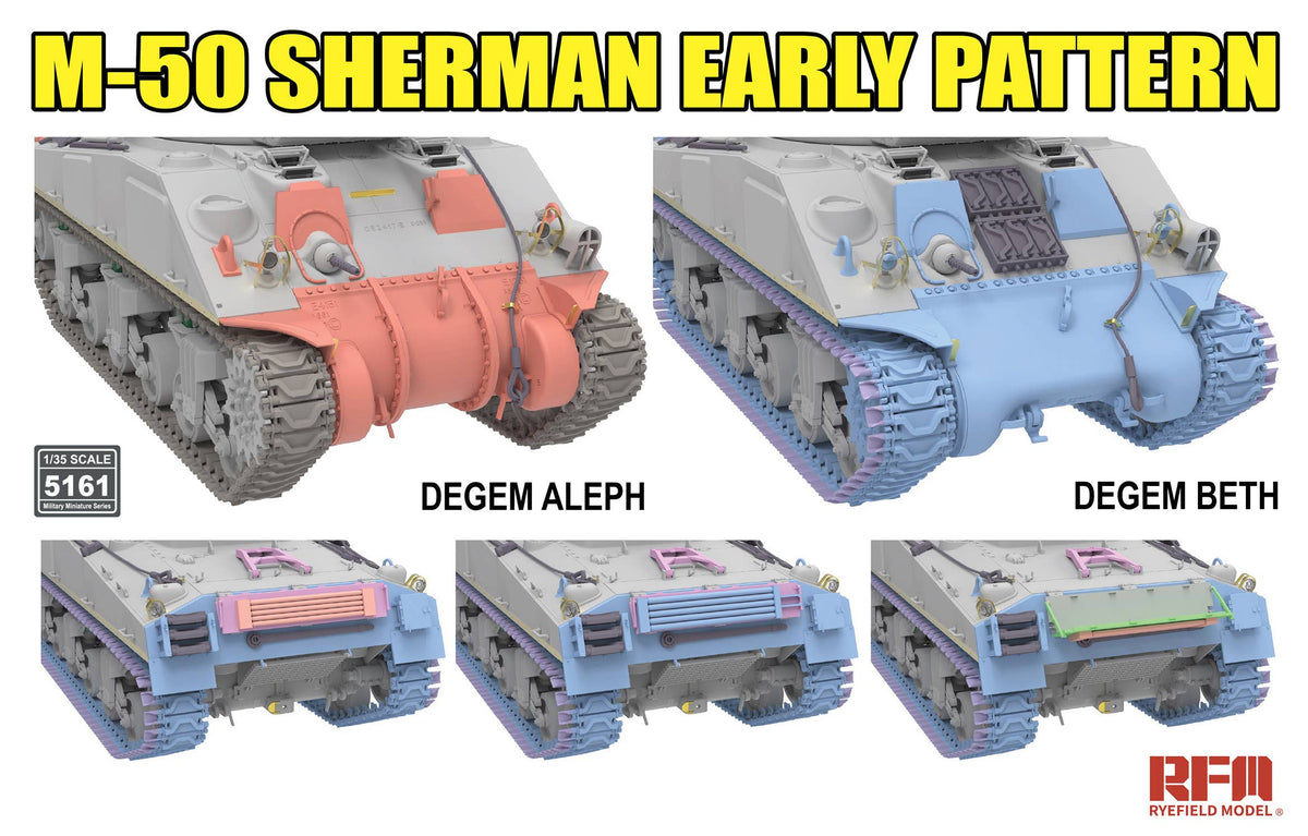 RFM: 1/35 M-50 Sherman Early Pattern