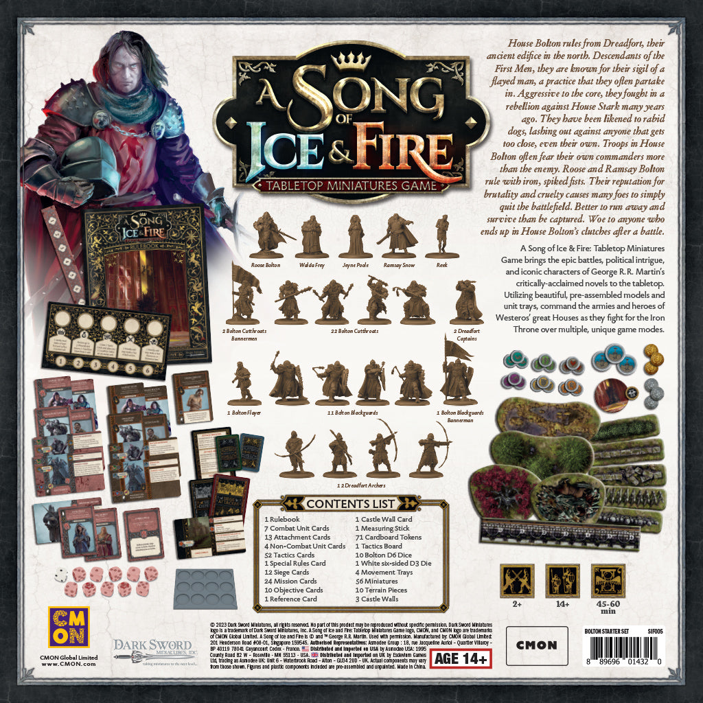 A Song of Ice and Fire - Tabletop Miniatures Game - House Bolton Starter Set