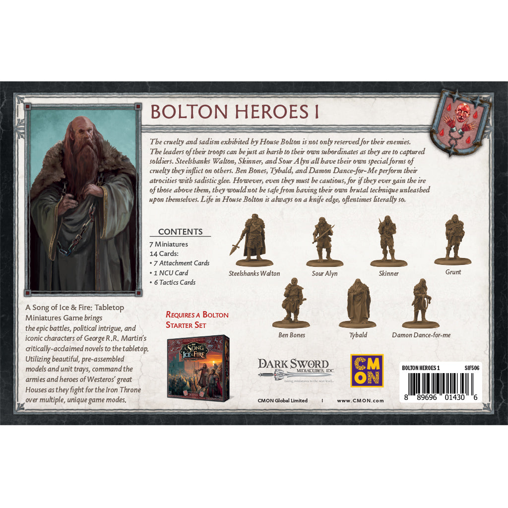 A Song of Ice and Fire - Tabletop Miniatures Game - House Bolton Heroes #1