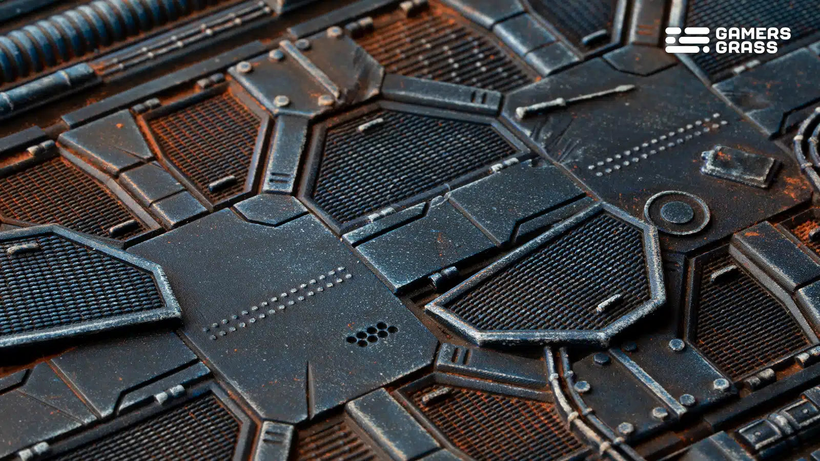 Gamers Grass: Battle Ready Bases - Spaceship Corridor - Oval 120mm (x1)
