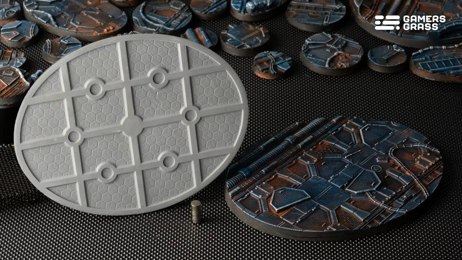 Gamers Grass: Battle Ready Bases - Spaceship Corridor - Oval 120mm (x1)