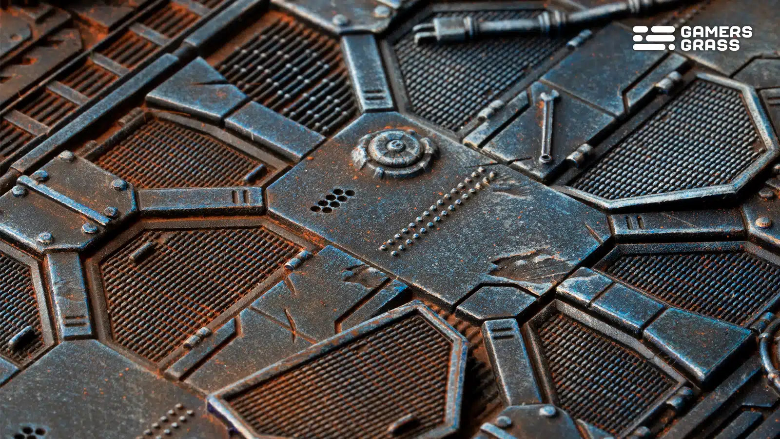 Gamers Grass: Battle Ready Bases - Spaceship Corridor - Oval 170mm (x1)
