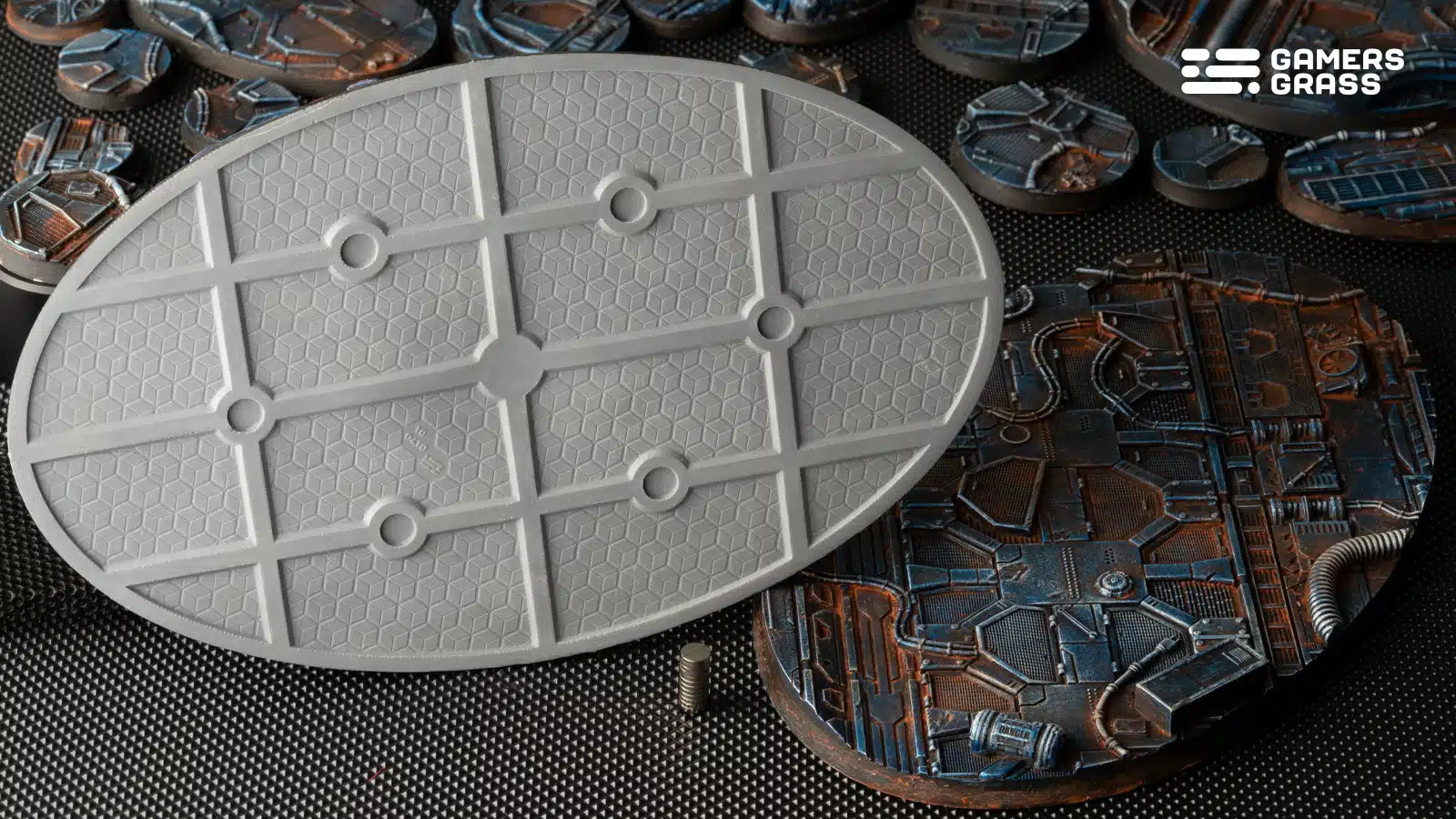 Gamers Grass: Battle Ready Bases - Spaceship Corridor - Oval 170mm (x1)