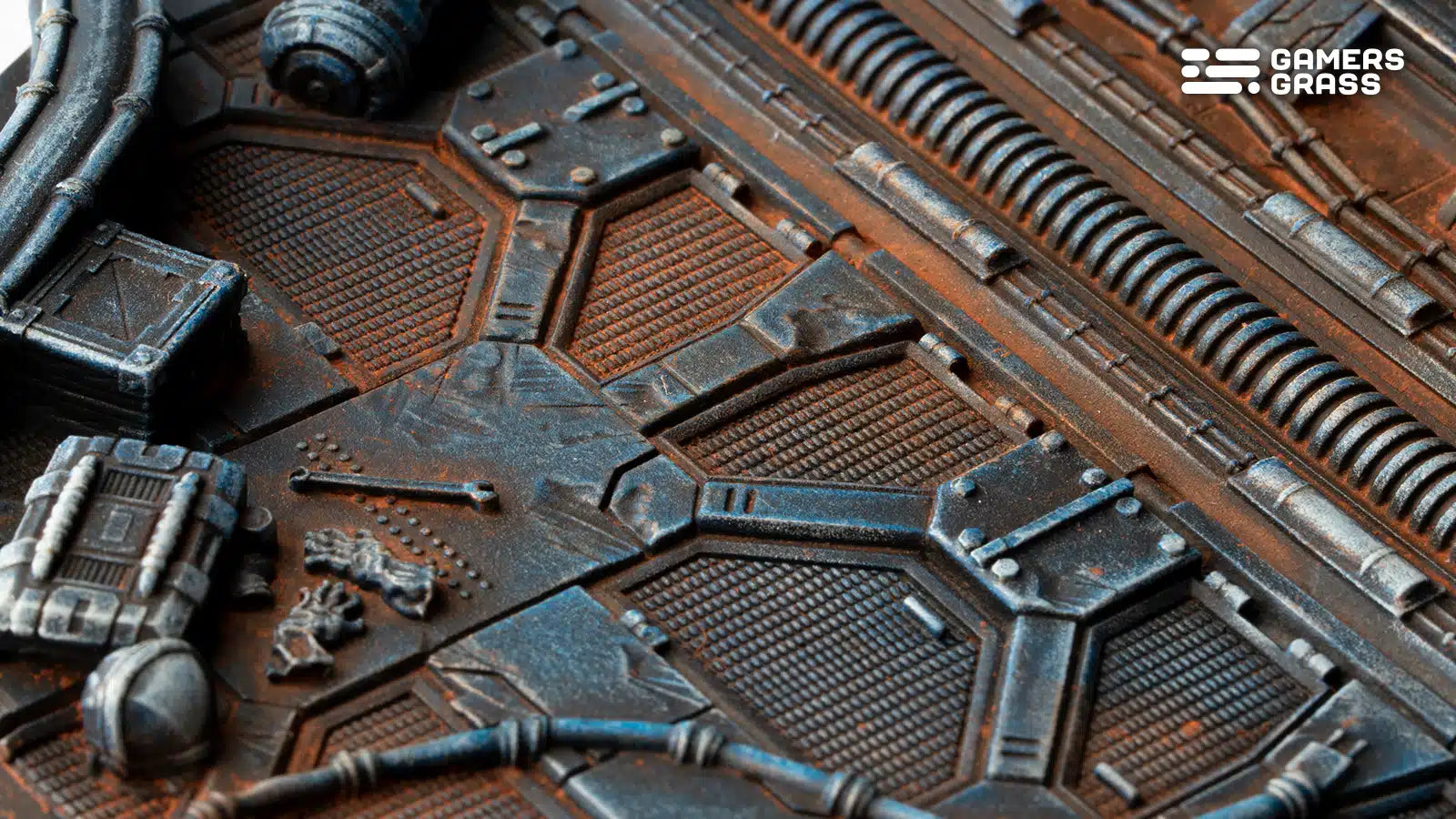 Gamers Grass: Battle Ready Bases - Spaceship Corridor -Round 100mm (x1)