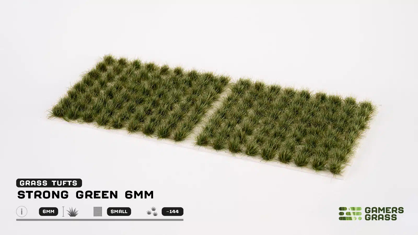 Gamers Grass: Strong Green Tufts (6mm)