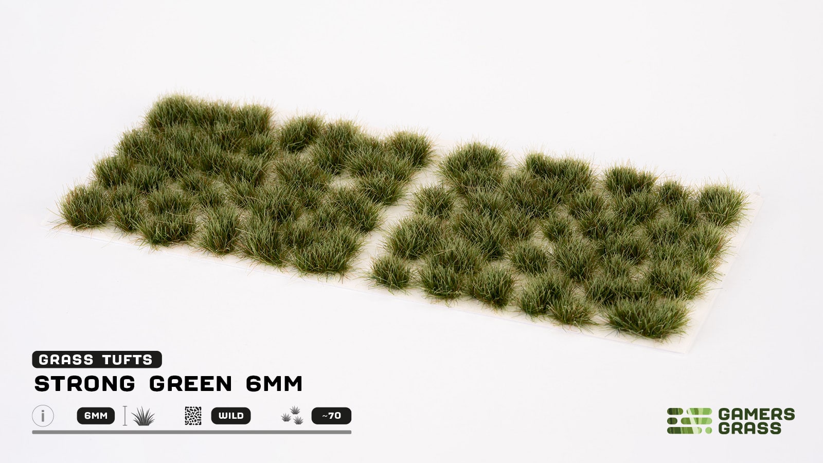 Gamers Grass: Strong Green Tufts (6mm)