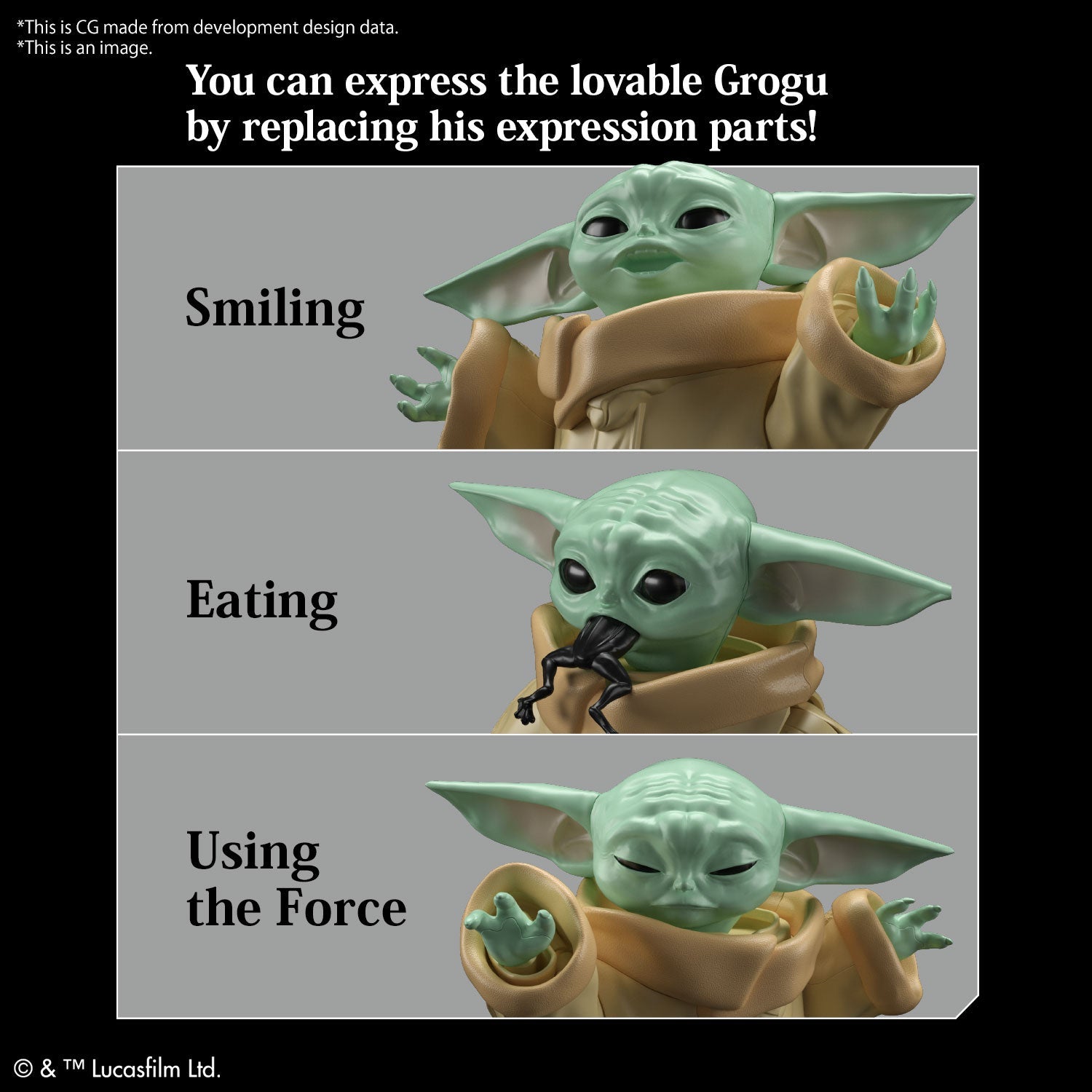 Star Wars: 1/4 & 1/12 Grogu
