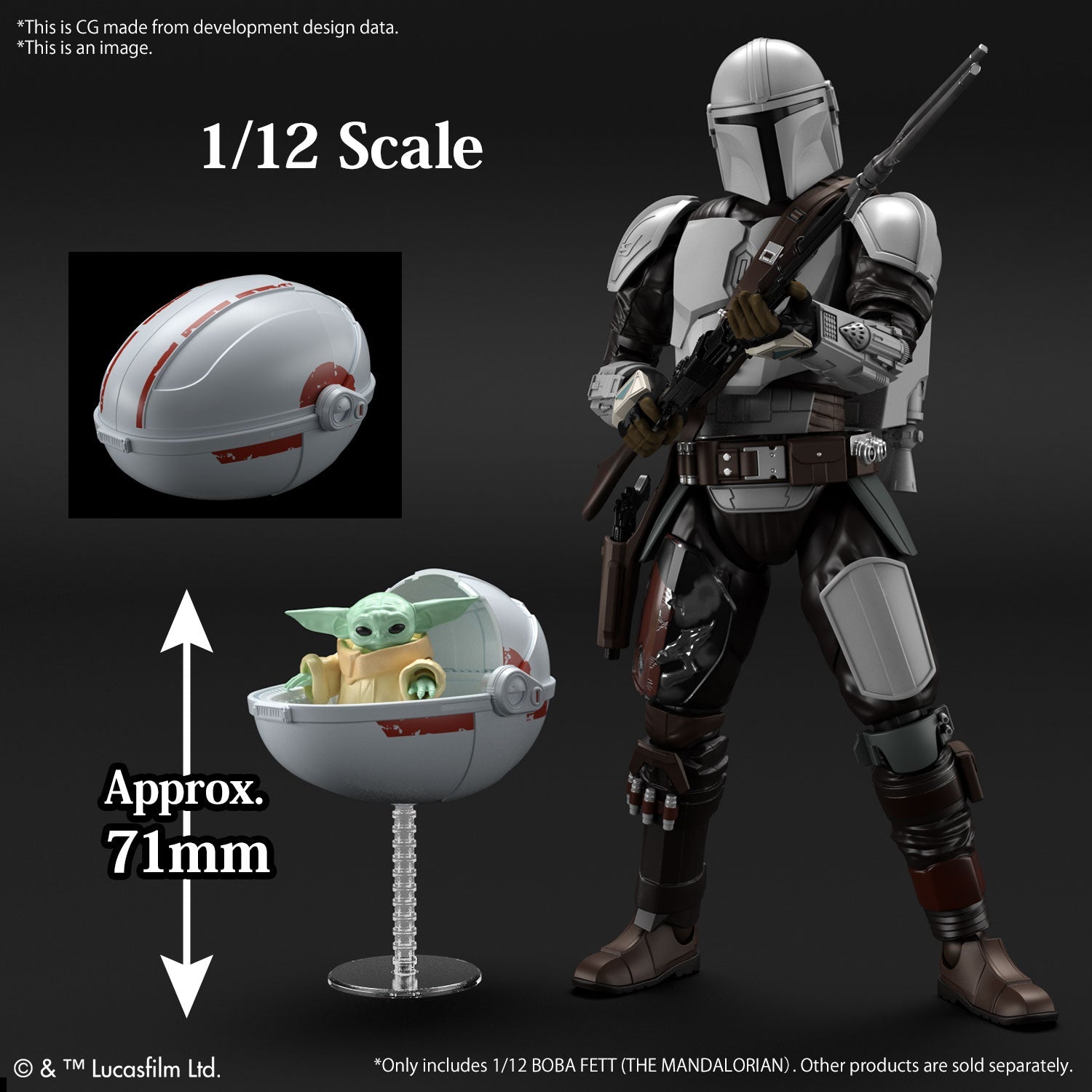 Star Wars: 1/4 & 1/12 Grogu