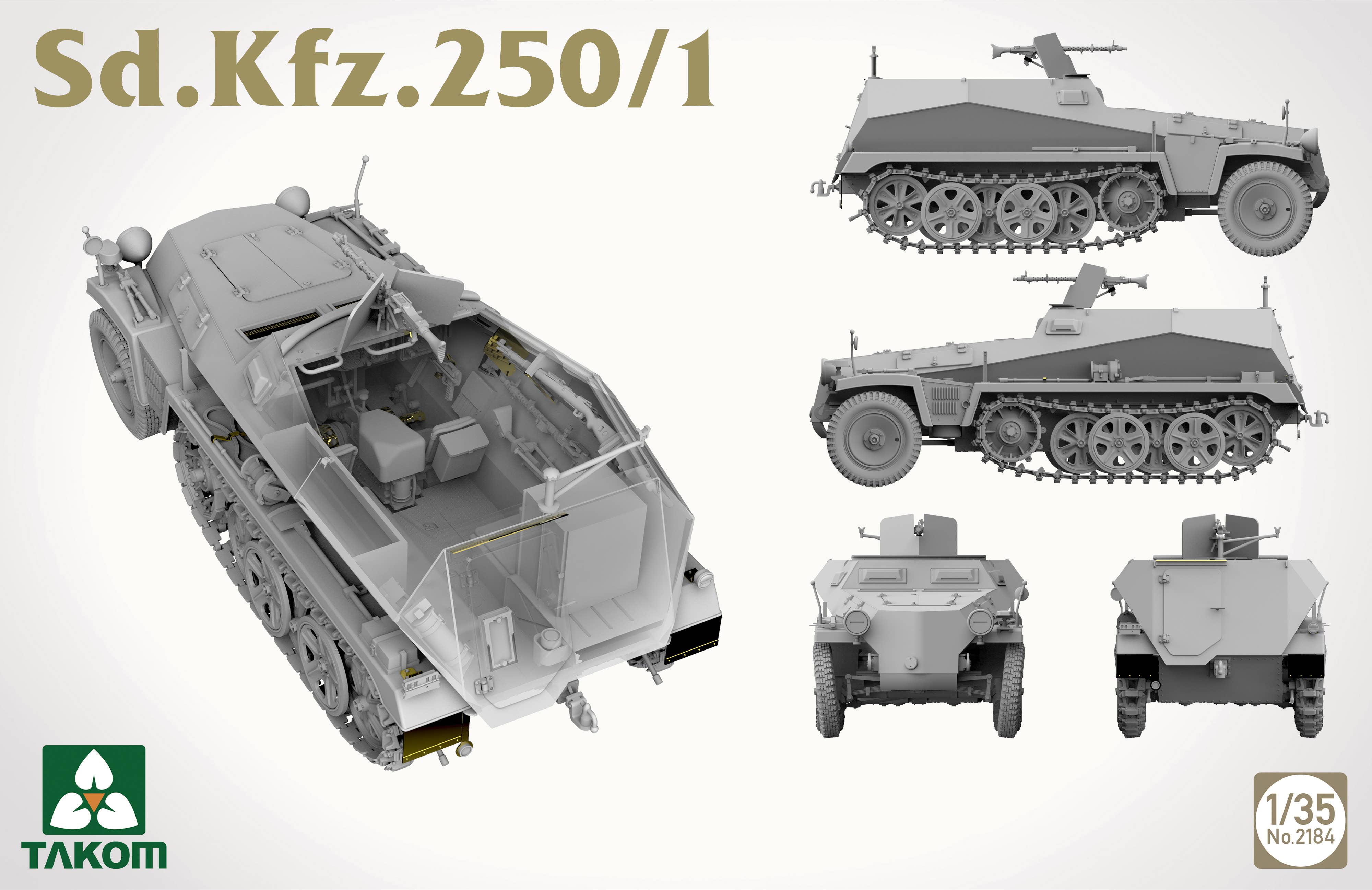 Takom: 1/35 Sd.Kfz. 250/1