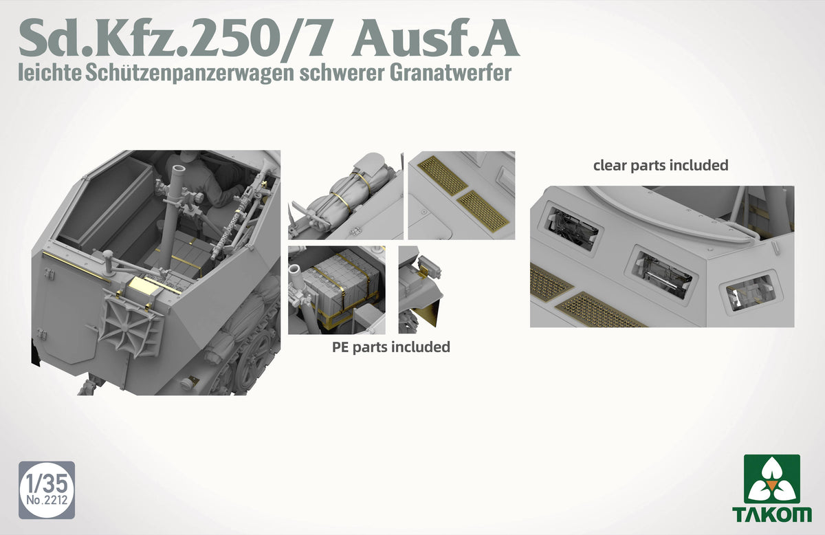 Takom: 1/35 Sd.Kfz. 250/7 Ausf. A