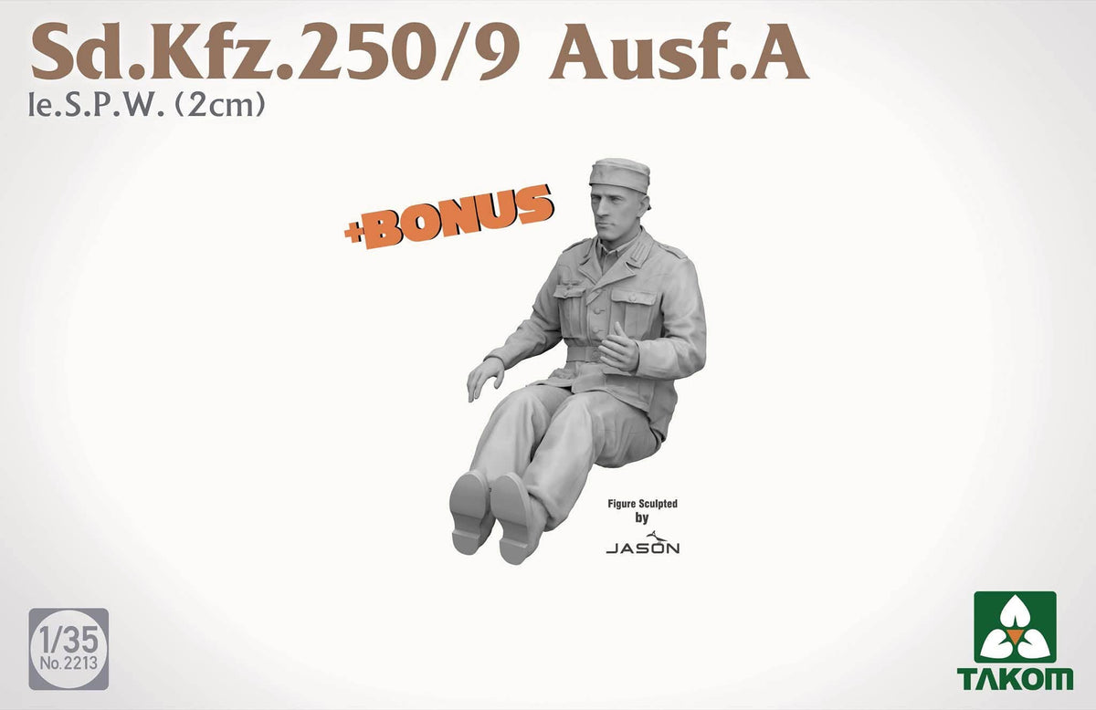 Takom: 1/35 Sd.Kfz. 250/9 Ausf. A le.S.P.W. (2 cm)