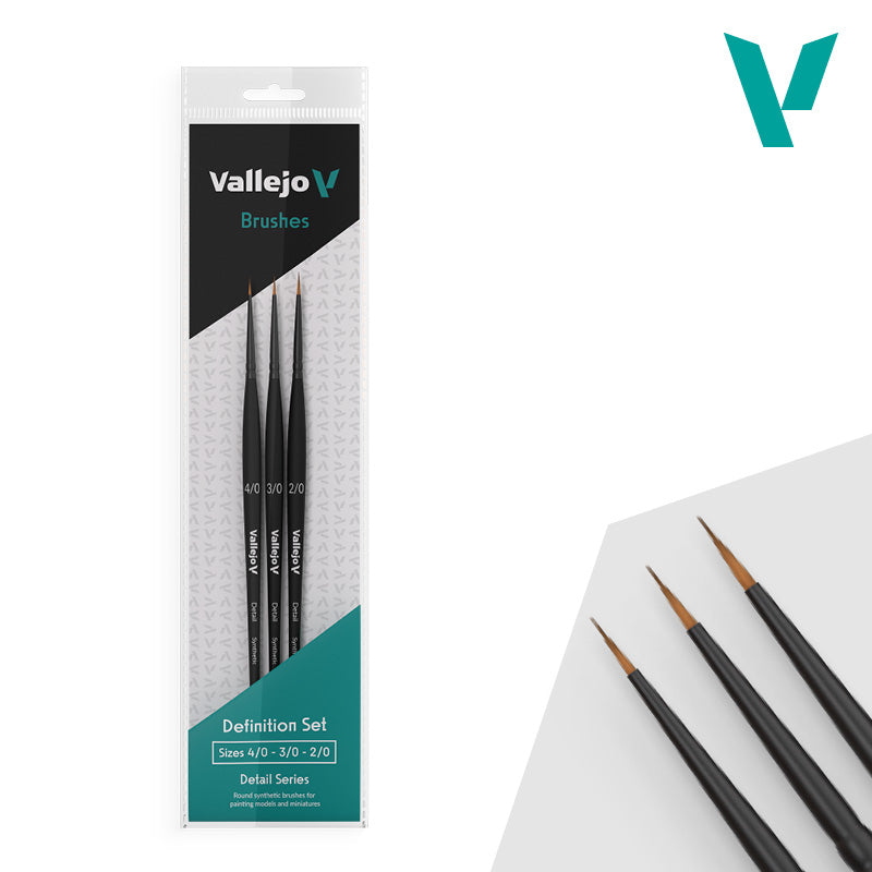 Vallejo: Detail – Definition Brush Set