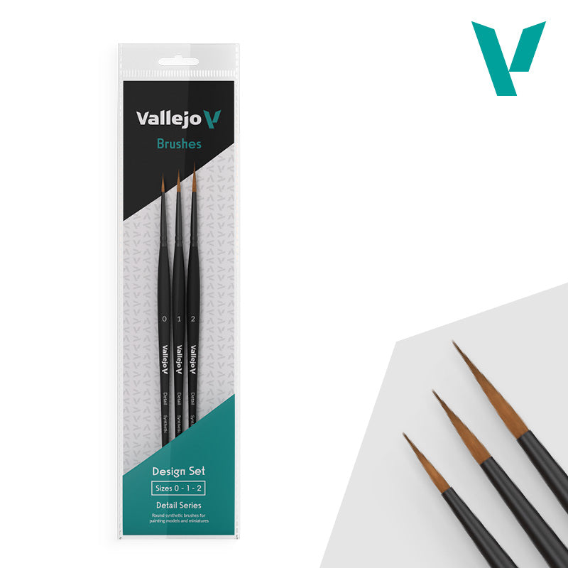 Vallejo: Detail – Design Brush Set