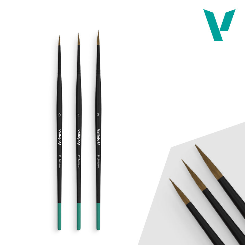 Vallejo: Pro Modeler – Design Brush Set