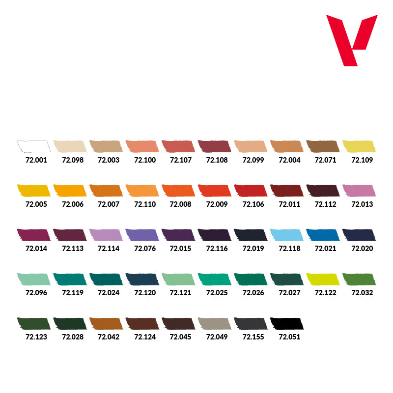 Vallejo: Color BSL System Paint Set (48 Colors)