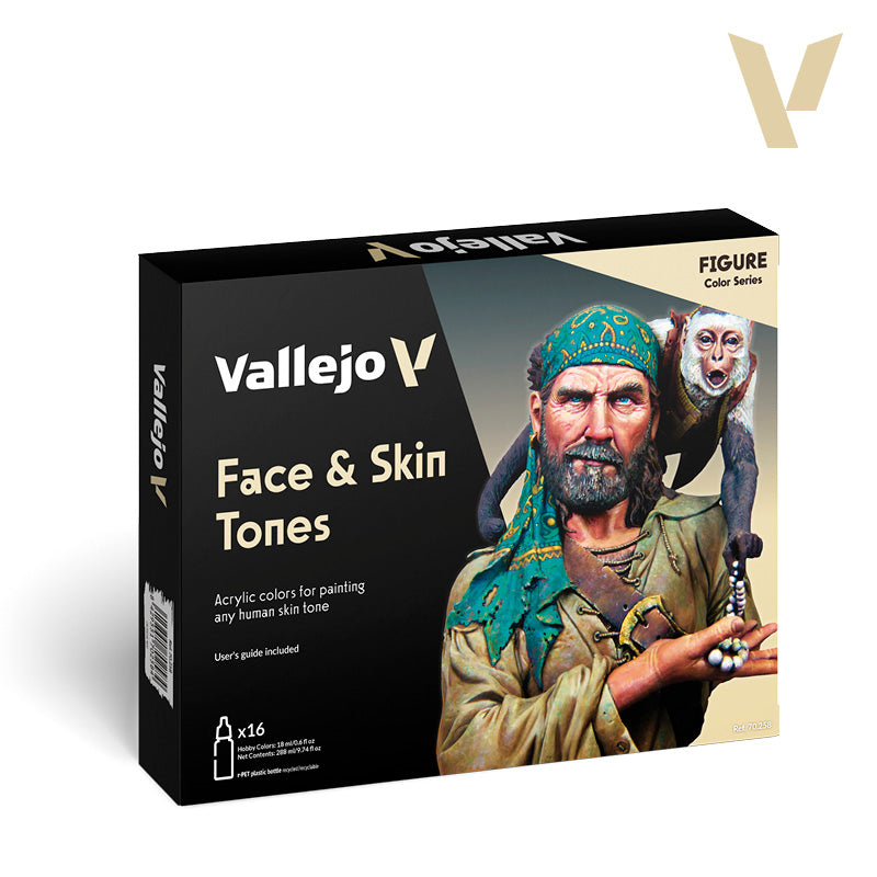 Vallejo: Face & Skin Tones (16 Colors)