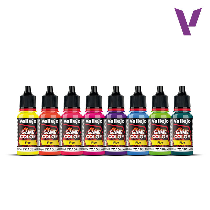 Vallejo: Fluorescent Color Set (8 Colors)