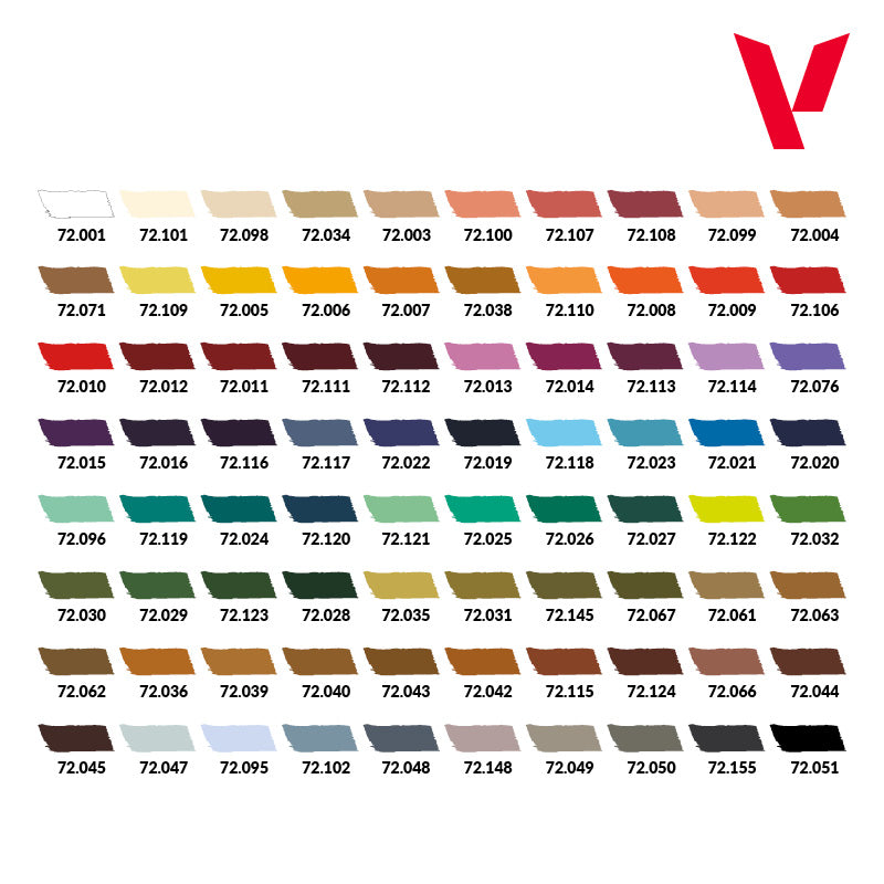 Vallejo: Game Color Foundation Case (80 Colors)