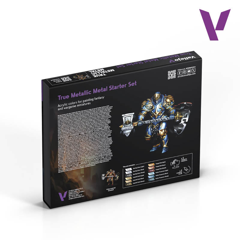 Vallejo True Metallic Metal: Starter Set (10 Colors)