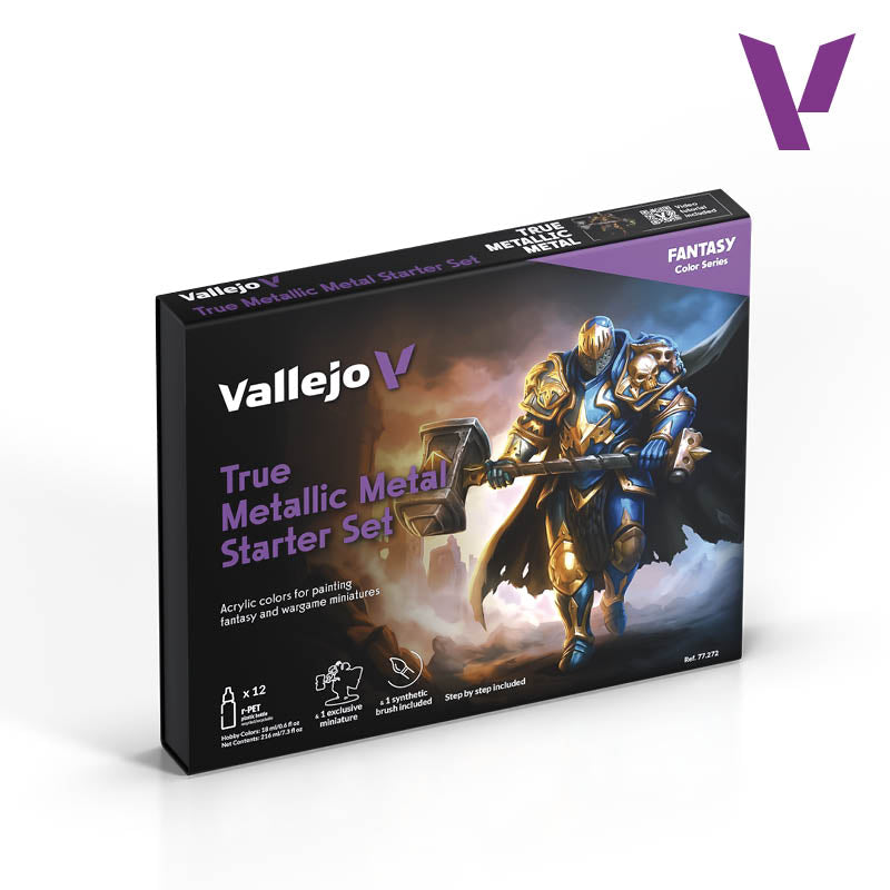 Vallejo True Metallic Metal: Starter Set (10 Colors)