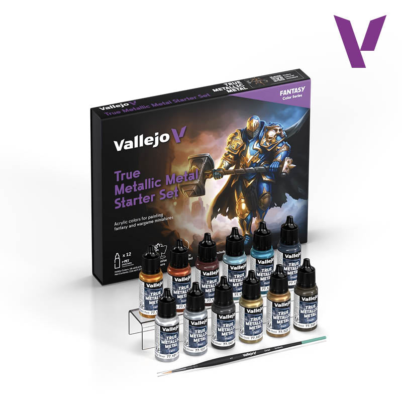 Vallejo True Metallic Metal: Starter Set (10 Colors)