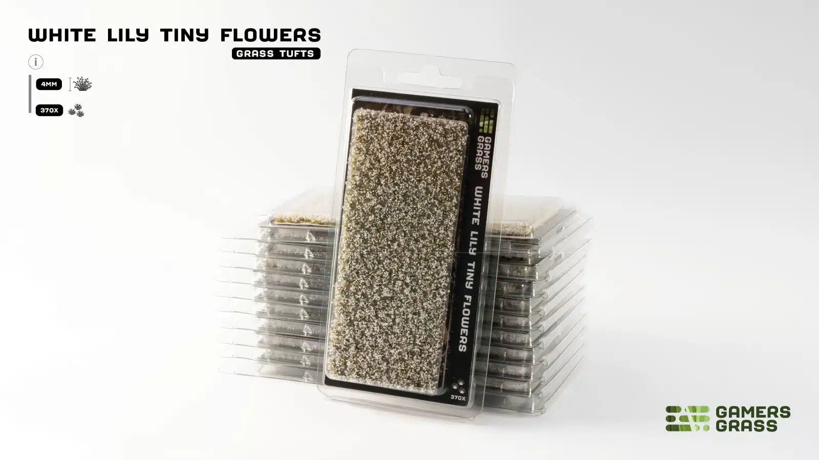 Gamers Grass: White Lily Tiny Flowers