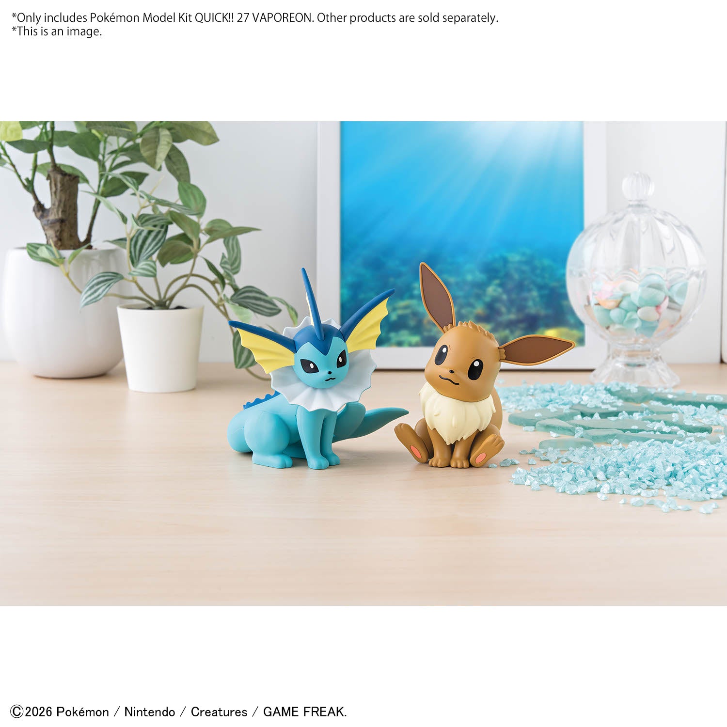 Bandai Pokemon Model Quick!! Vaporeon