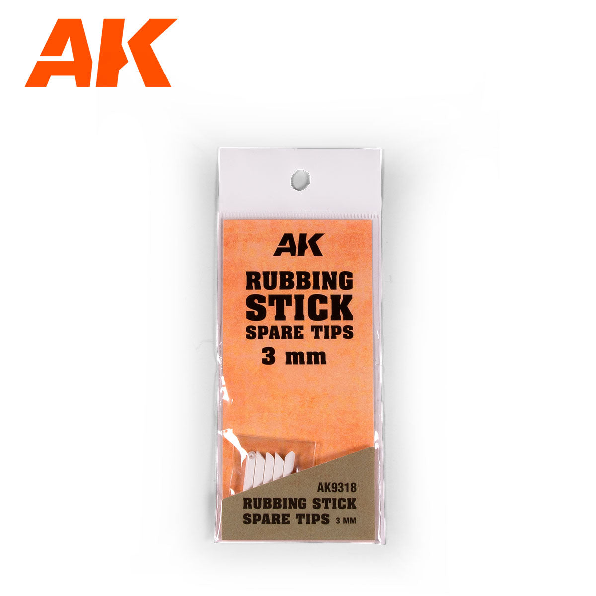 AK9318: Rubbing Stick Spare Tips 3mm