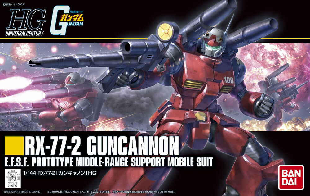 HGUC #190 RX-77-2 Guncannon (Revive Ver.)