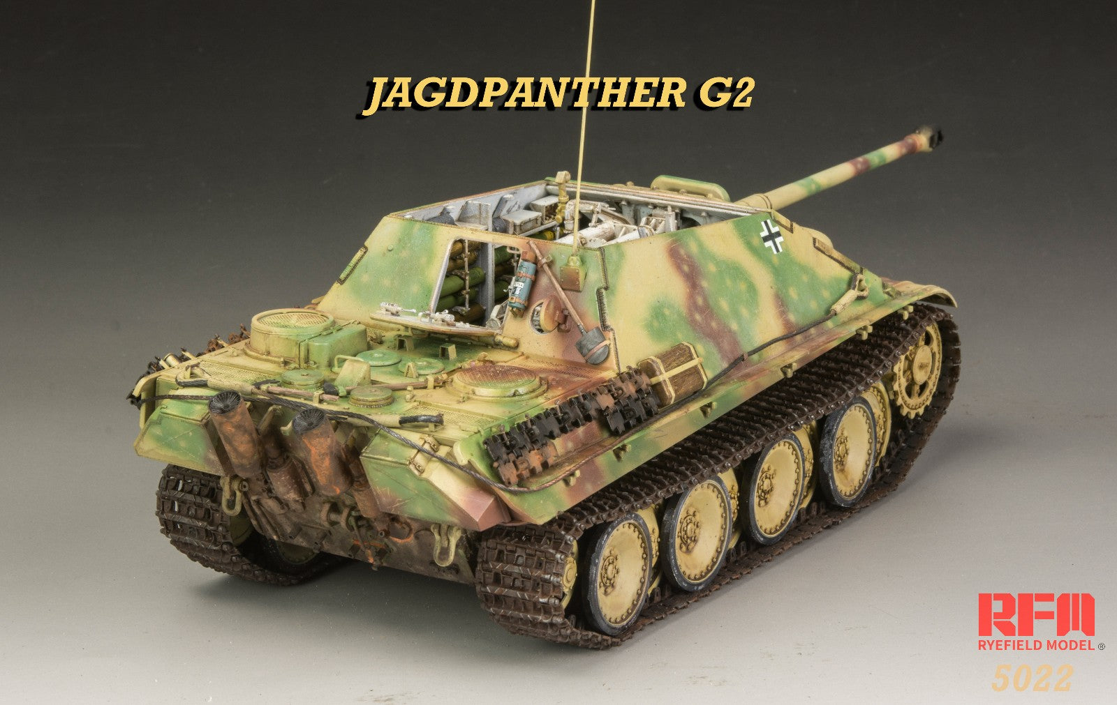 RFM: 1/35 German Tank Sf.Kfz.173 Jagdpanther G2, Full Interior