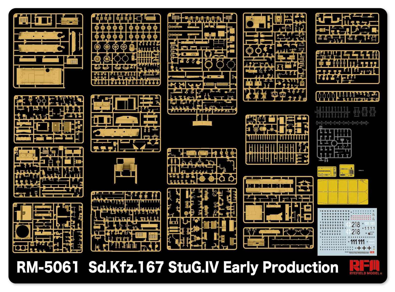 RFM: 1/35 Sd.Kfz.167 StuG.IV Early Production w/Full Interior & Workable Track Links