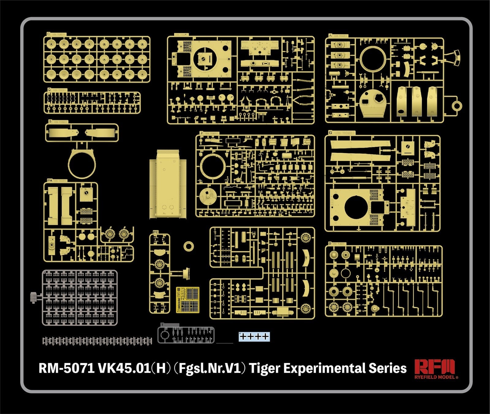 RFM: 1/35 VK45.01(H) (Fgsl.Nr.V1) Tiger Experimental Series