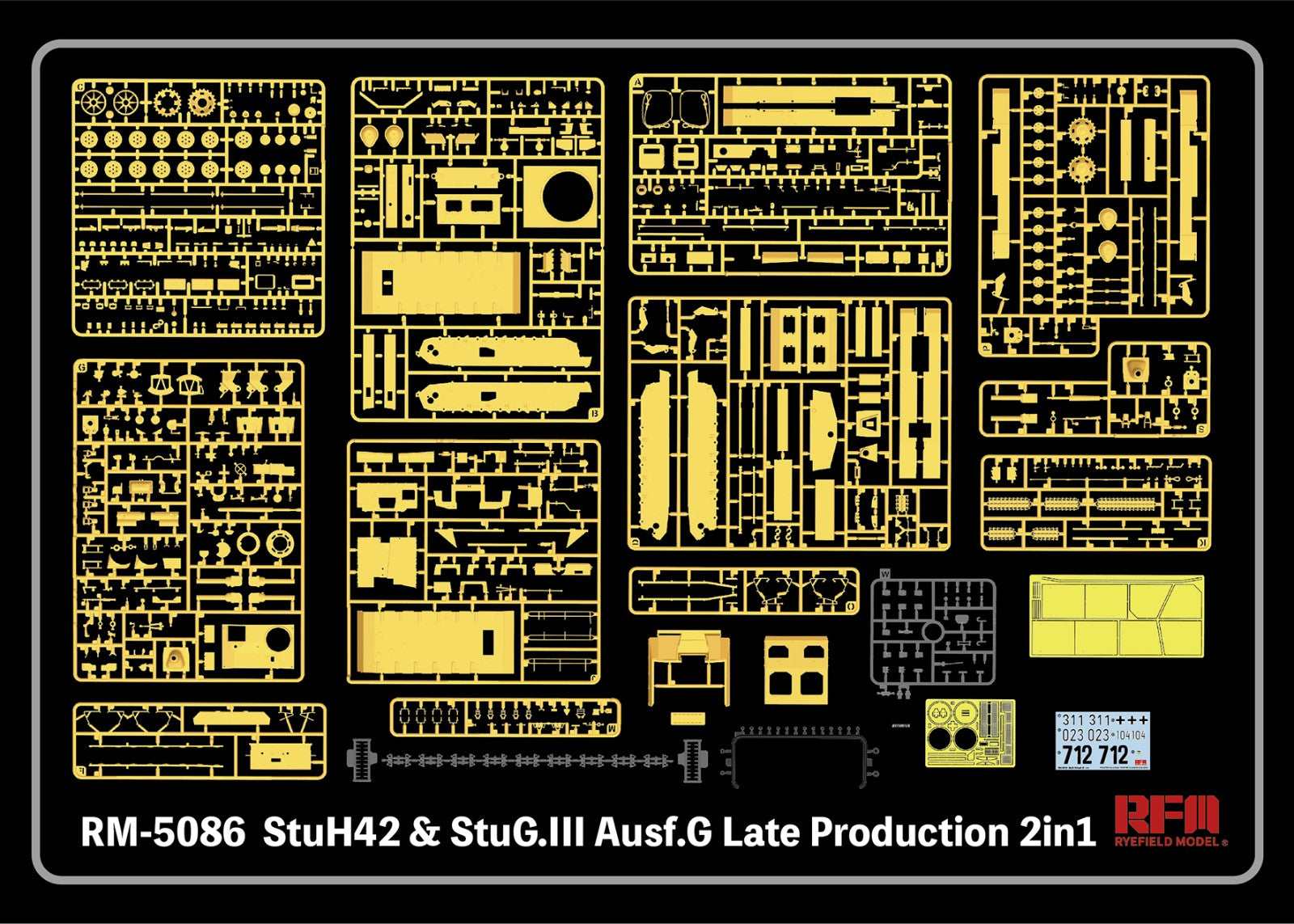 RFM: 1/35 StuH42 & StuG.III Ausf.G Late Production