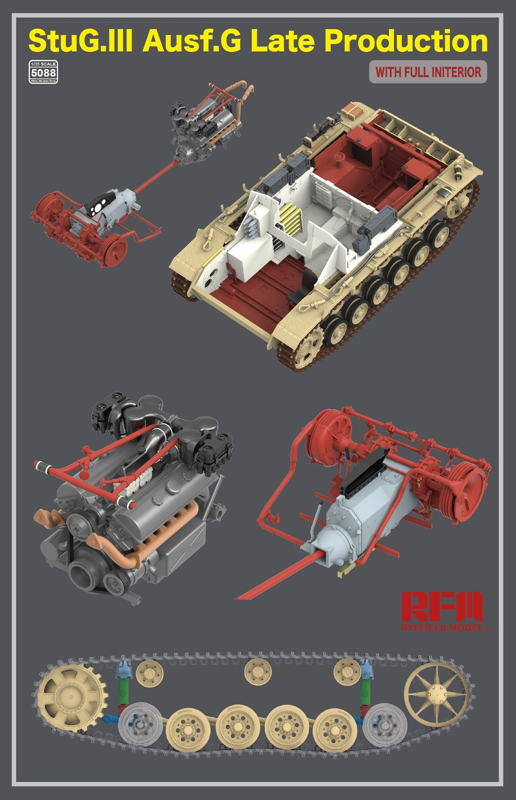 RFM: 1/35 StuG.III Ausf.G Late Production, Full Interior