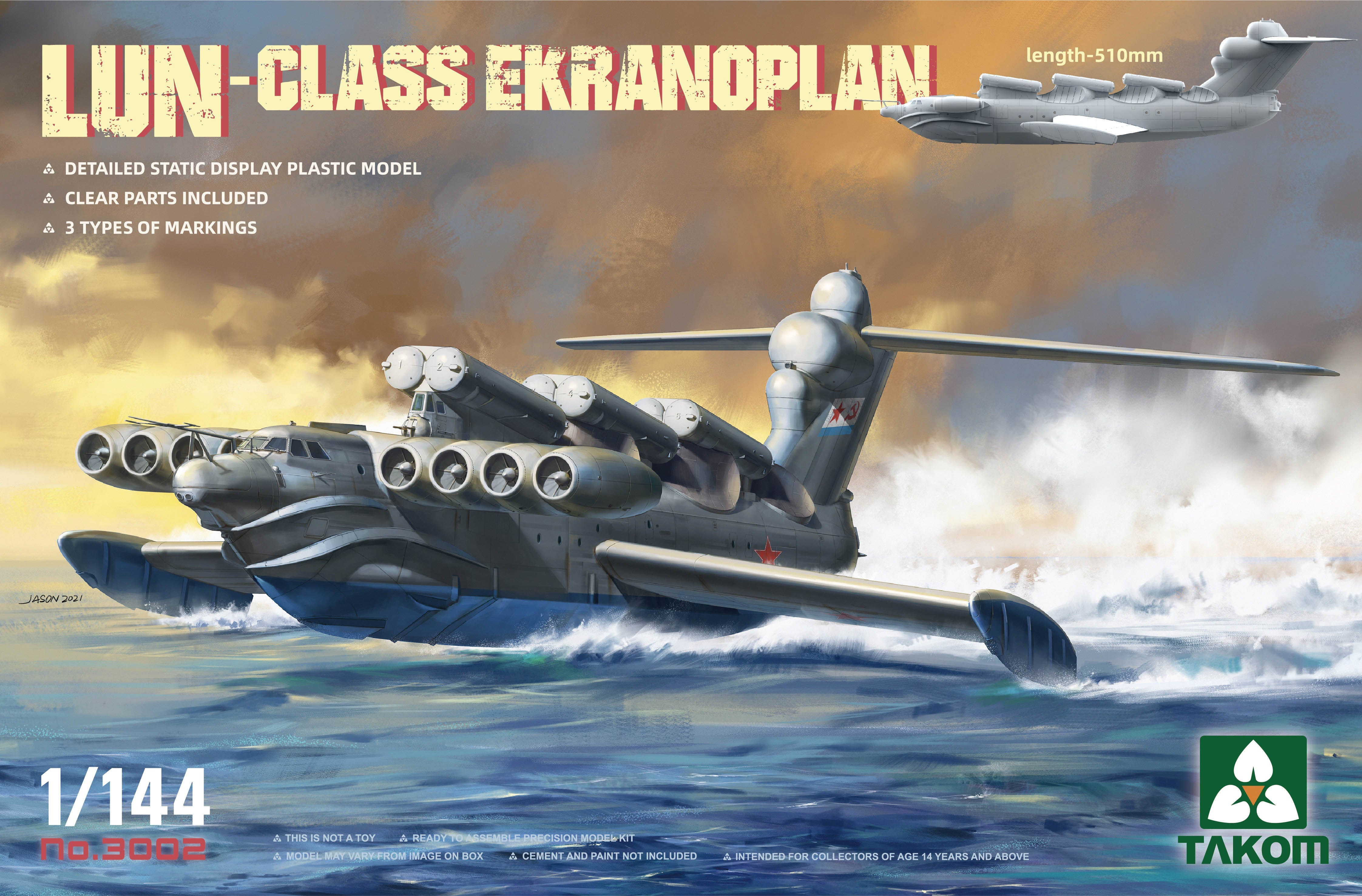 Takom: 1/144 Lun-Class Ekranoplan