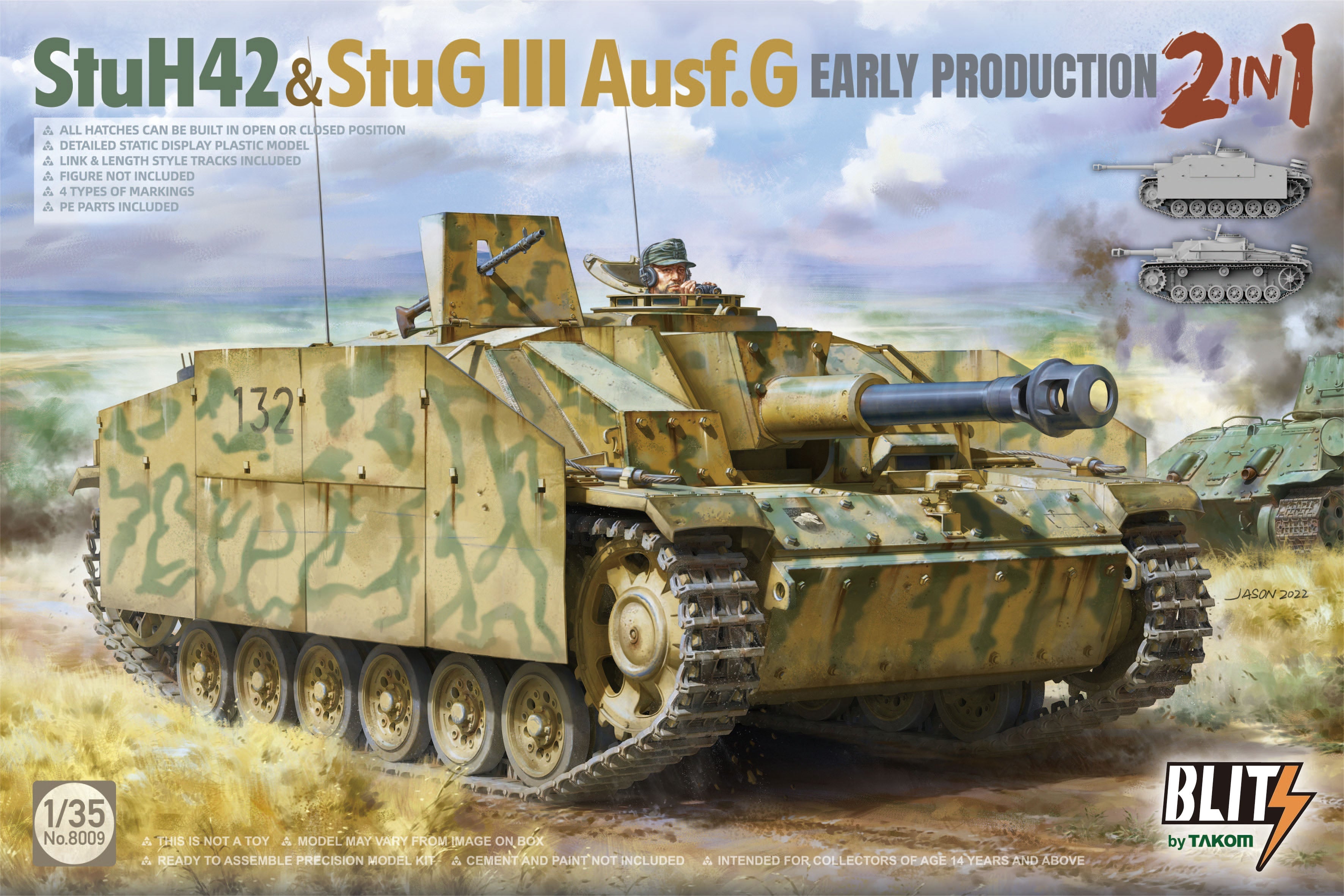 Takom: 1/35 StuH42 / StuG III Ausf.G Early Production 2 in 1