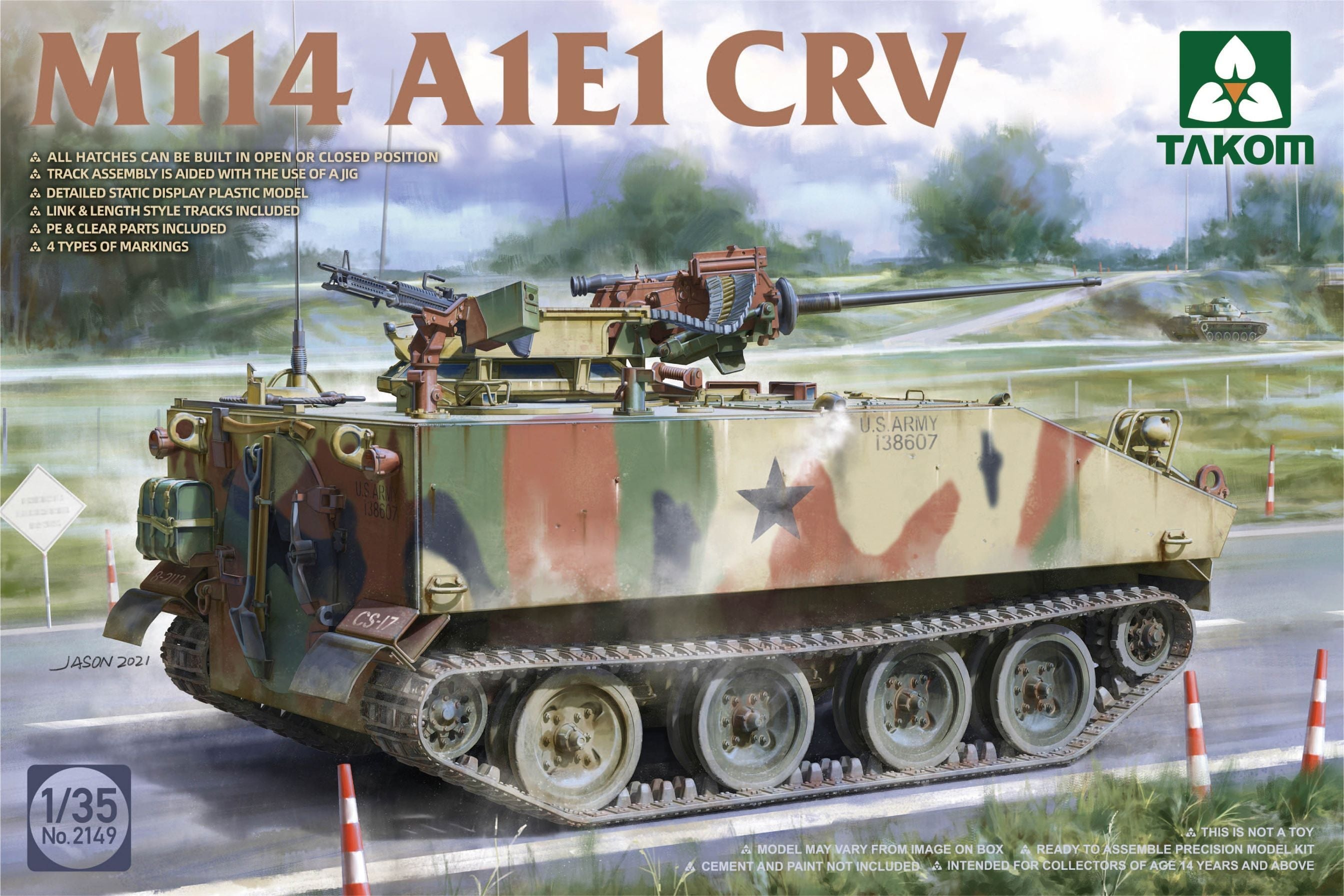 Takom: 1/35 M114 A1E1 CRV